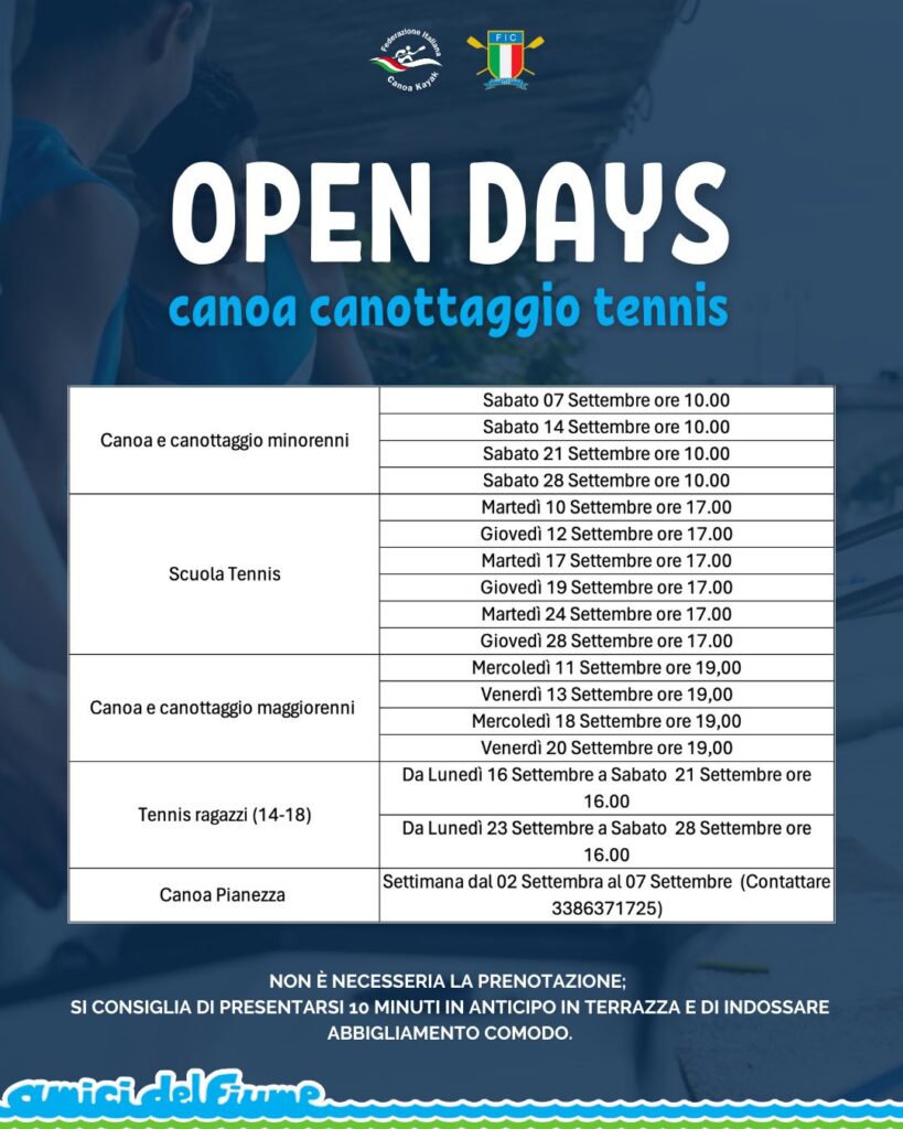 OPEN DAYS